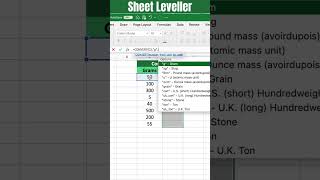 How to Convert Grams to Ounces in Excel [upl. by Karb]