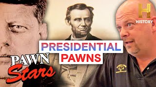 Pawn Stars PRICEY PRESIDENTIAL PAWNS Mega Compilation [upl. by Elena]