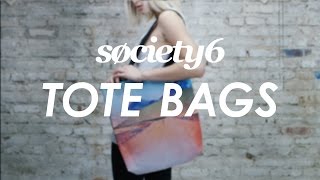 Tote Bags from Society6  Product Video [upl. by Herodias]