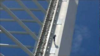 Mark Abseiling down Spinnaker Tower [upl. by Asnarepse]