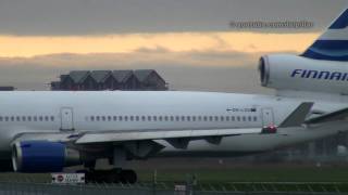 Finnair MD11 landing at YVR [upl. by Anitsihc145]