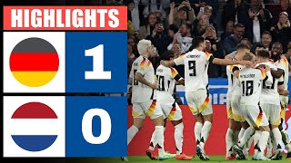 Deutschland gegen Niederlande 1  0  Highlights  UEFA Nations League [upl. by Melvin]