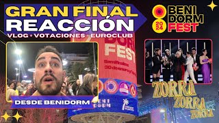 ASÍ se VIVIÓ en las CALLES de BENIDORM la VICTORIA de NEBULOSSA y ZORRA 🦊 en el BENIDORM FEST 2024 [upl. by Bullis]