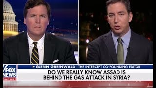 Glenn Greenwald amp Tucker Carlson Slam Neocon Warhawks [upl. by Stratton505]