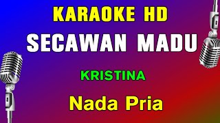 SECAWAN MADU  Kristina  KARAOKE Nada Pria [upl. by Alicsirp]