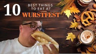 10 Best Things to Eat at Wurstfest 2023  New Braunfels TX [upl. by Trimmer]