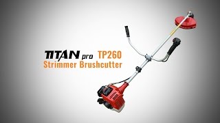 Petrol Brushcutter Strimmer  TP260 from Titan Pro [upl. by Isnyl]