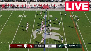 🔴LIVE Michigan State Spartans vs Indiana Hoosiers  Week 10 Full Game 2024 College Football 25 [upl. by Airotnahs]