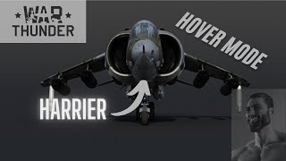 playing the hovering guy  AV8C Harrier gameplay  warthunder dogfight [upl. by Auqinu]