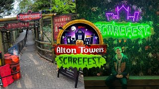 ALTON TOWERS SCAREFEST 2024 VLOG [upl. by Sloatman135]