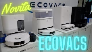 Novità Ecovacs 2024  Deebot robot pulizia casa Winbot per i vetri e Goat per la cura del giardino [upl. by Griz]