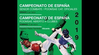 CAMPEONATO ESPAÑA TAEKWONDO SABADO 9  TATAMI 4 [upl. by Ileyan933]