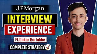 JP Morgan Interview Experience  How He Cracked JP Morgan [upl. by Llevrac]