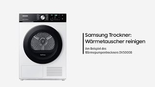 Samsung Trockner Wärmetauscher reinigen [upl. by Nyltyak]