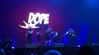 BTS 150911 Dope Good Sound  Live  Fanmeet and showcase at Jakarta Indonesia [upl. by Atsiuqal]