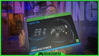 LOGITECH G920  DÉBALLAGE ET 1ER TEST [upl. by Foote]