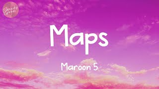 Lyrics Maps  Maroon 5 [upl. by Binetta]