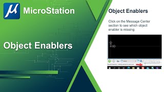 Working with DWG files in MicroStation  Part 6 Object Enablers [upl. by Dosia]