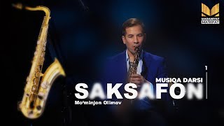 SAKSAFON — 1 DARS  MUSIQA DARSI darslik [upl. by Eon]