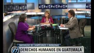 V7inter Derechos Humanos en Guatemala Entrevista a Ana Gonzaléz [upl. by Nooj787]