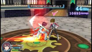 Tales of the World Radiant Mythology 3 Asbel Lhant Combos [upl. by Haramat237]