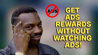 How to ALWAYS GET in game ads rewards WITHOUT WATCHING ads WORKS with MOST Game [upl. by Idaline]