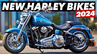 7 New Harley Davidson Motorcycles For 2024 [upl. by Leinehtan]