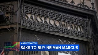 Saks Fifth Avenue and Amazon are buying Neiman Marcus [upl. by Oiracam]