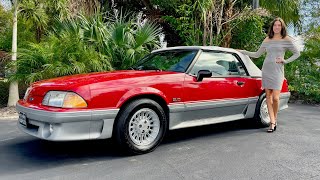 1989 Ford Mustang GT Convertible  50L V8 25th Anniversary Mustang [upl. by Llednor]