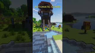 Minecraft Automatic Stairs⚙️ shorts [upl. by Antipus761]