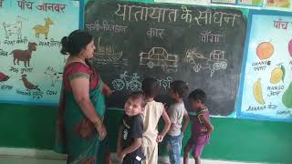 pre primary yatayat ke sadhan jankari dete hue [upl. by Talanian758]