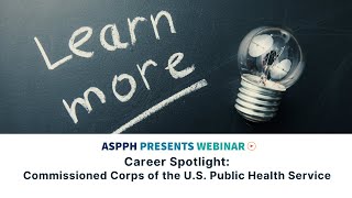 Career Spotlight Commissioned Corps of the US Public Health Service [upl. by Season]