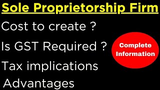 How to Run Business in Sole Proprietorship II Tax on Sole Proprietorship II cavedtaya [upl. by Naujd]