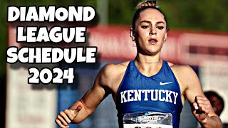 Diamond League Schedule 2024  Track And Field [upl. by Ntsud496]