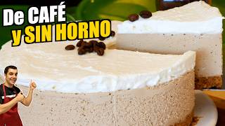 Sorprendente Cheesecake de CAFÉ SIN HORNO ¡Frío Fácil y Delicioso ☕👌 Receta  970 [upl. by Bitthia129]