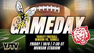 Denison vs Terrell Varsity Football [upl. by Nwavahs]