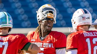 New England Patriots QB Joe Milton Highlights Full  Senior Bowl  QB Tennessee Volunteers [upl. by Letnoj312]