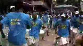 Suriname Optreden Drumband voor het Krasnapolsky Hotel [upl. by Ahsienom]