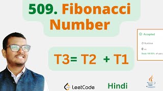 509 Fibonacci Number  Java  Leetcode  Hindi [upl. by Leur]