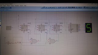 compteur et décompteur asynchrone modulo 8 à base du bascule JK [upl. by Middendorf]