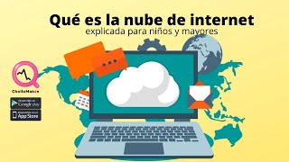 Qué es la nube o quotcloudquot de internet explicada para niños y mayores [upl. by Lertsek82]