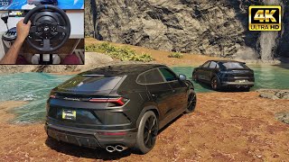 Lamborghini Urus amp Porsche Cayenne Turbo GT  The Crew Motorfest  Thrustmaster T300RS gameplay [upl. by Navillus575]