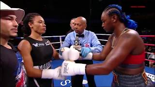 Claressa Shields vs Hannah Gabriel Highlights [upl. by Idnim]