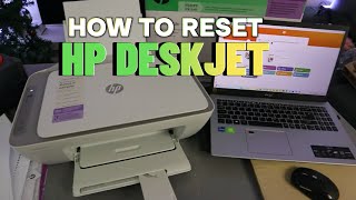 How To Reset HP Deskjet 2800e Printer [upl. by Eanrahc]