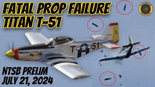 Titan T51 Fatal Prop Hub Failure 21 July 2024 [upl. by Olegnaleahcim802]