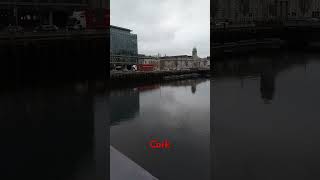 Walking over the bridge cork city ireland river [upl. by Kalina128]