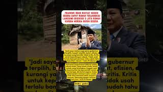 Prabowo ingin segara bangun 3 juta Rumah prabowo polisi politik beritaviral shortviral [upl. by Massab375]