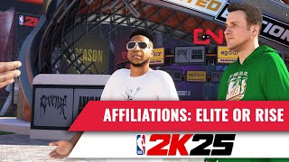 NBA 2K25 Affiliations Elite or Rise Showcase [upl. by Neron]