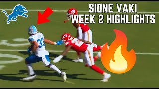 ROOKIE Sione Vaki MAKING PLAYS vs Chiefs️‍🔥 NFL Preseason 2024 [upl. by Zenger]