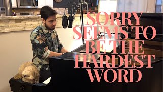 Sorry Seems to Be the Hardest Word  Elton John  Julian Genova Cover [upl. by Ainitsirhc404]